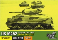 US M4A2 medium tank, 1942, 10 pcs.