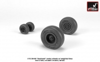 SH-60 Seahawk wheels w/ weighted tires