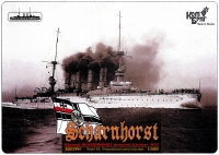 Немецкий броненосный крейсер "Scharnhorst", 1907 г. По ватерлинию.