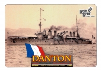 Французский линкор "Danton", 1911 г. По ватерлинию.