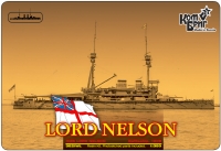 Английский броненосец "Lord Nelson", 1908 г. По ватерлинию.