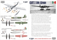 Итальянский гидросамолет CANT Z.506 , 1938  г. (1 по ватерлинию + 1 полный корпус)