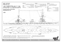 Австралийский линейный крейсер "Australia". По ватеринию.