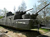 Мотоброневагон МБВ-2 с танковыми пушками Ф-34