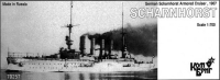 Немецкий броненосный крейсер "Scharnhorst", 1907 г.