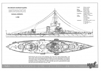 Английский линкор "Monarch", 1912 г.
