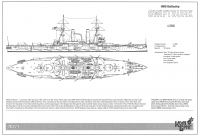 Английский броненосец "Swiftsure", 1904 г.