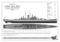 Американский тяжелый крейсер  "Salem" CA-139, 1949 г.