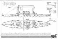 Немецкий линкор "Thuringen", 1911 г.