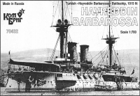 Турецкий броненосец "Hayreddin Barbarossa", 1915 г.