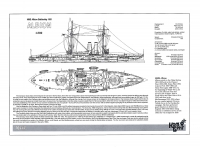 Английский броненосец "Albion", 1901 г.