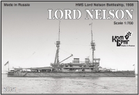 Английский броненосец "Lord Nelson", 1908 г.