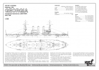 Американский броненосец BB-15 "Georgia", 1906 г.