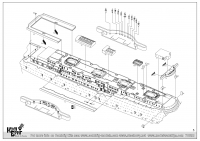 Океанский лайнер RMS Lusitania, 1907 г. По ватерлинию.