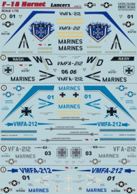 Декаль F-18 Hornet Part 3 Lancers