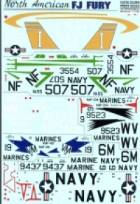 Декаль North American FJ Fury