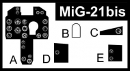 ФТД интерьер+экстерьер МиГ-21бис (для Zvezda)