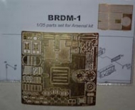 ФТД БРДМ-1 (бронезаслонки, дворники, ограждения фонарей, интерьер кабины, крепежи, и т.д.) - ARSENAL