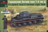 Немецкий танк PzKpfw IID с фигурой