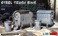 STEEL TRASH BINS