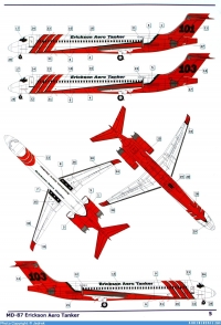 Самолет MD-87 пожарный