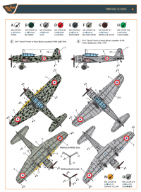 Самолет Ki-51 Sonia (2 шт. в наборе). ВВС иностранных государств. Starter kit