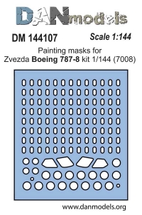 Маска для модели самолета Боинг 787-8