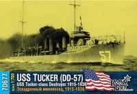 USS Tucker-class DD-57 Tucker, 1915-1936