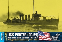 USS Tucker-class DD-59 Porter, 1915-1934