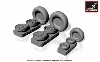 F-22 Raptor wheels, weighted