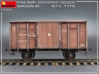 Железнодородный крытый вагон НТВ "теплушка"