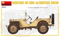 Британский джип BANTAM 40 BRC с экипажем