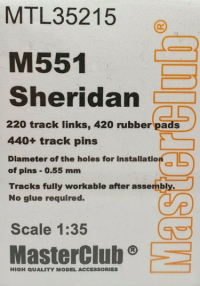 Tracks for M551 Sheridan