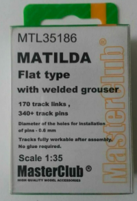 Tracks for Matilda Flat type with welded grouser