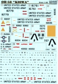 Декаль Kiowa Helicopter Ч. 1