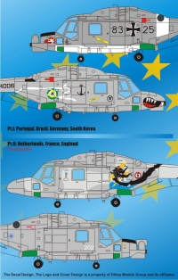 Декаль Westland Lynx NAVY Бразилия, Португалия, Германия, Южная Корея