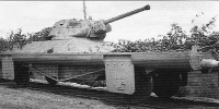 Бронеплатформа "Истребитель танков" (из состава немецкого бронепоезда)