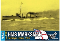 Британский лидер эскадренных миноносцев HMS "Marksman", 1915 г.