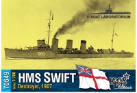 Английский миноносец HMS "Swift", 1907 г.