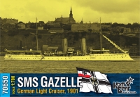 Германский легкий крейсер SMS "Gazelle", 1901 г.