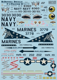 Декаль US NAVY F-4 Phantom Mig Killers P