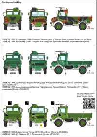 Армейский 2-т грузовик UNIMOG U1300L