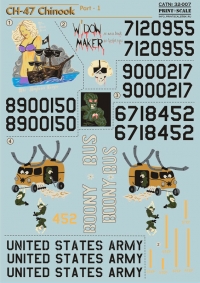 Декаль CH-47 Chinook Part 1