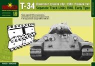 Наборные гусеничные цепи танка Т-34 (ранние)
