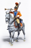 Трубач 2-го Вестфальского кирасирского полка, 1809