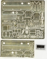 ФТД M3A1 Scout car (приборная доска, крепежи .30 и .50 пулемётов, бампер, дворники) - Italery, Zvezda