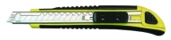 Нож с автофиксацией, пластиковый корпус, автомат (3 лезвия) 9 мм
